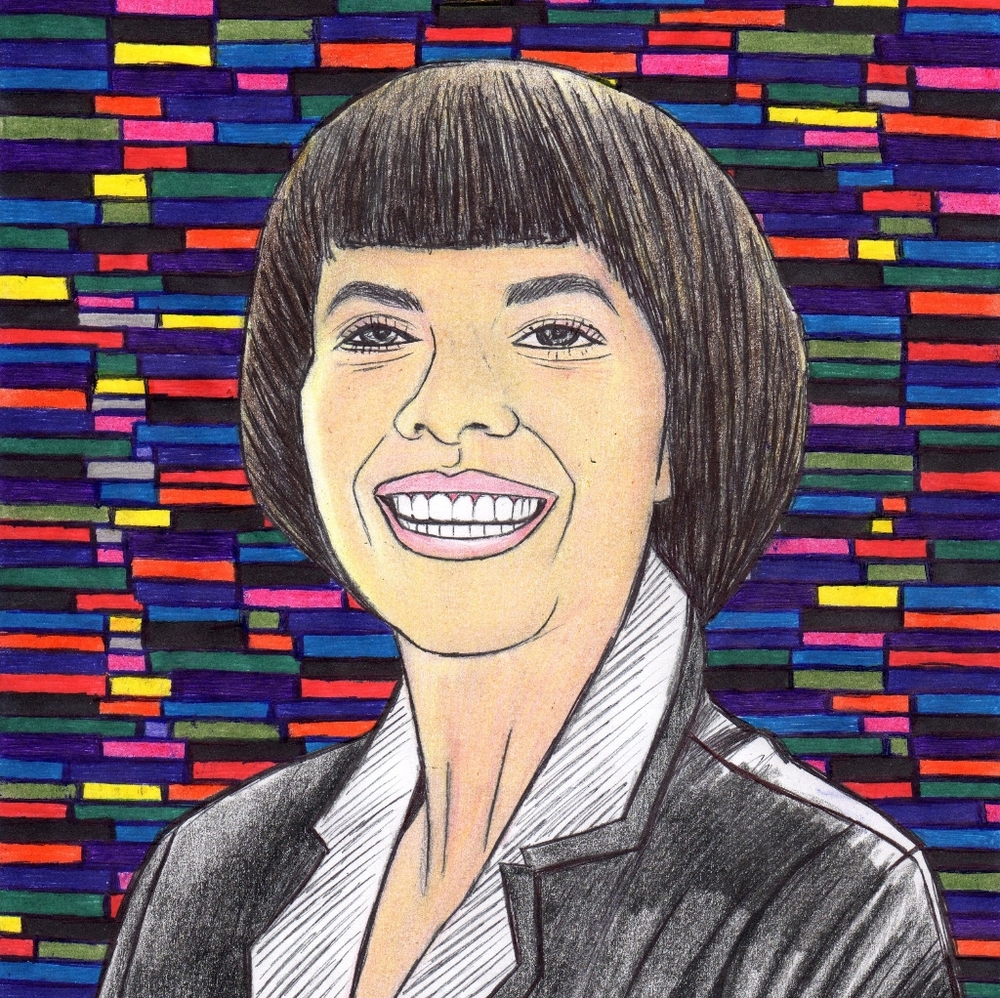 Home decor Art PRINT on paper " Mireille Mathieu "